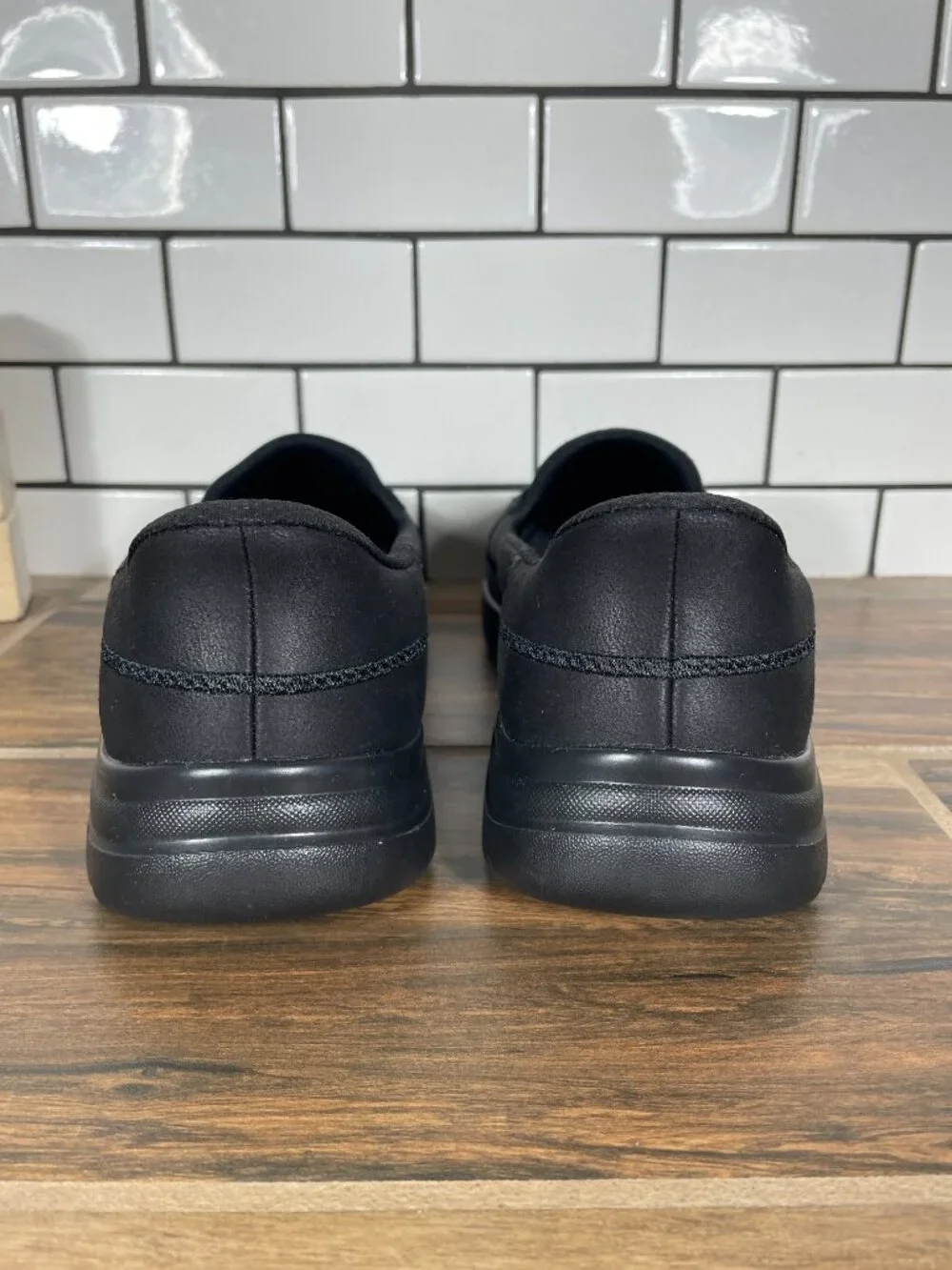 Skechers Slip-ins On The GO Flex Source Shoes Womens Sz 7 Wide Black Hands Free